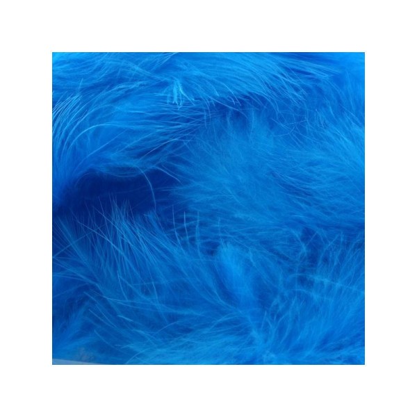 Plumes marabout bleu turquoise x10 - Photo n°1