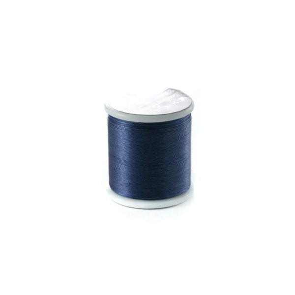 Bobine de 50 m mtres fil spécial miyuki beading nylon bleu foncé - Photo n°1