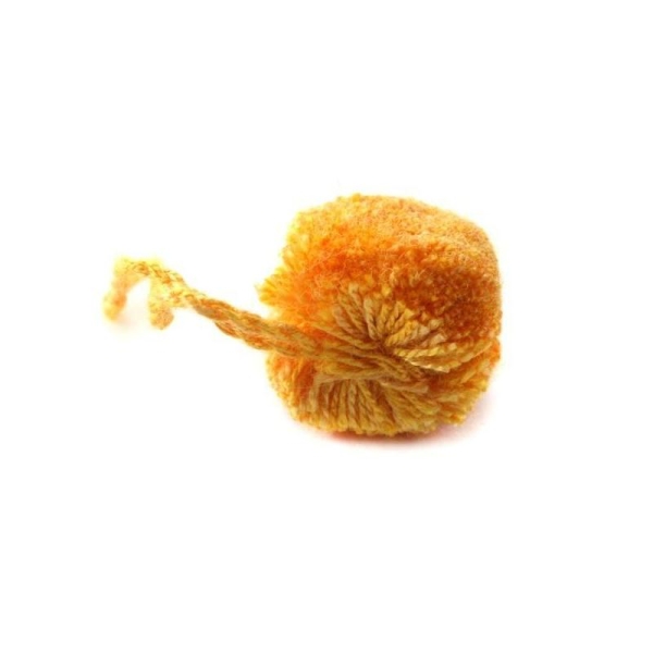 Pompon 18 mm orange - Photo n°1
