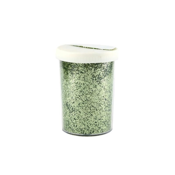 Pot 115grs poudre Glitter 0.6 mm olivine - Photo n°1