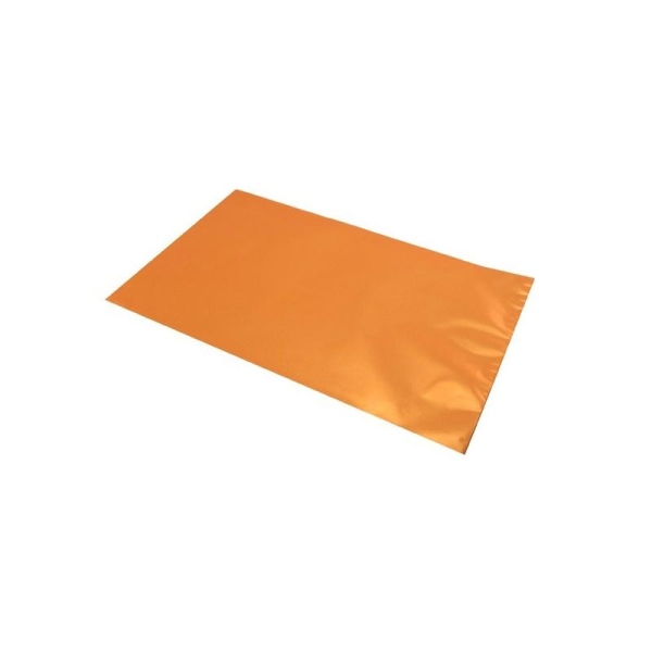 Emballage cadeau 10x15 mm orange mat métallisé x10 - Photo n°1