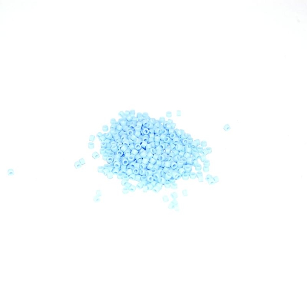 5 G Delica 11/0 opaque matte agate blue DB1587 - Photo n°1