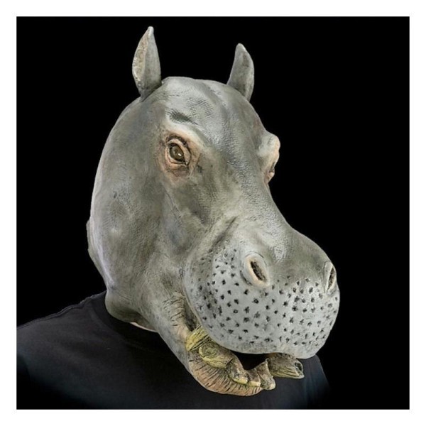 Masque d'hippopotame en latex - Photo n°1