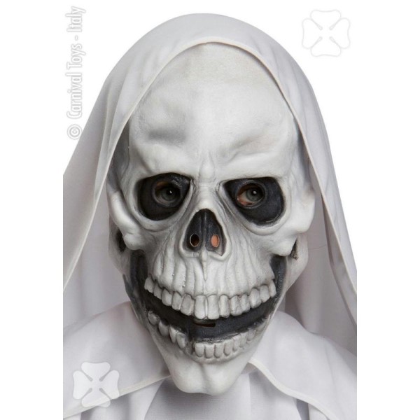 Masque souple Crâne tête de mort en latex - Photo n°1