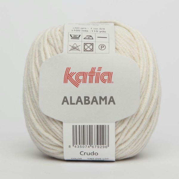 Alabama couleur ecru Coton Katia - Photo n°1