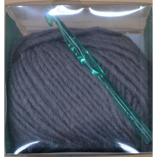 Kit bonnet crochet de Rico Design Gris - Photo n°1