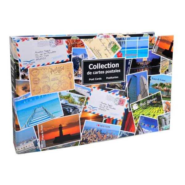 Classeur de collection pour cartes postales - Album scrapbooking