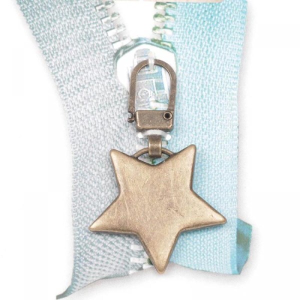 Tirette étoile - Bronze mat - Photo n°1