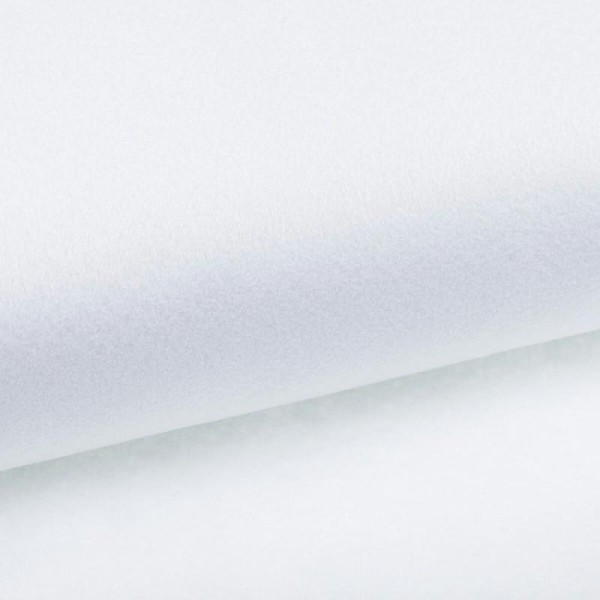 Feutrine à la coupe - Epaisseur 2mm - Blanc - Photo n°1