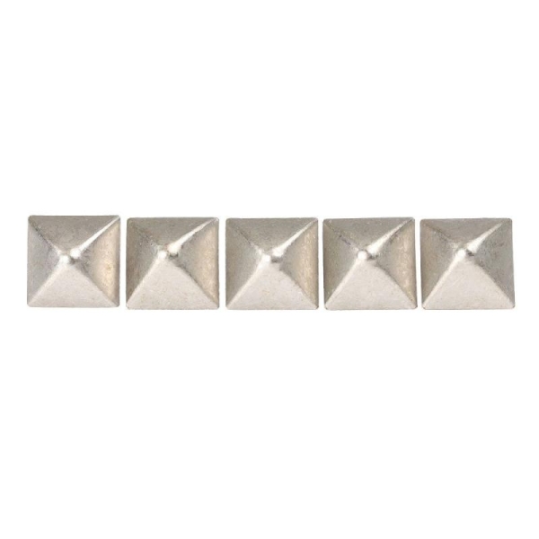 Lot 20 clous tapissier 14mm aluminium mat - Pyramide- Houlès Qualité Supérieure - Photo n°1