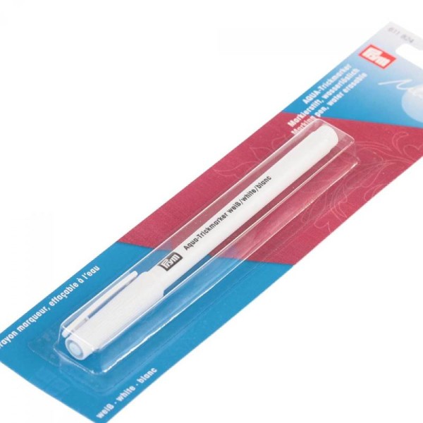 Crayon marqueur blanc effaçable à l'eau - Prym - Photo n°1