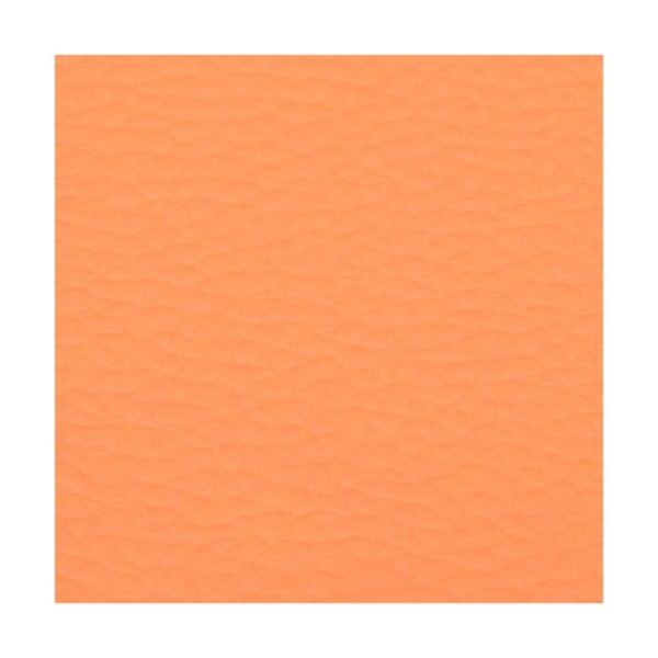 Coupon simili cuir uni - Orange - 60 x 140 cm - Photo n°1