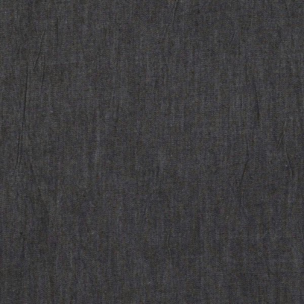 Tissu jean denim léger coton - Noir - Photo n°1