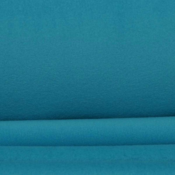 Tissu polaire uni - Bleu turquoise - Photo n°1