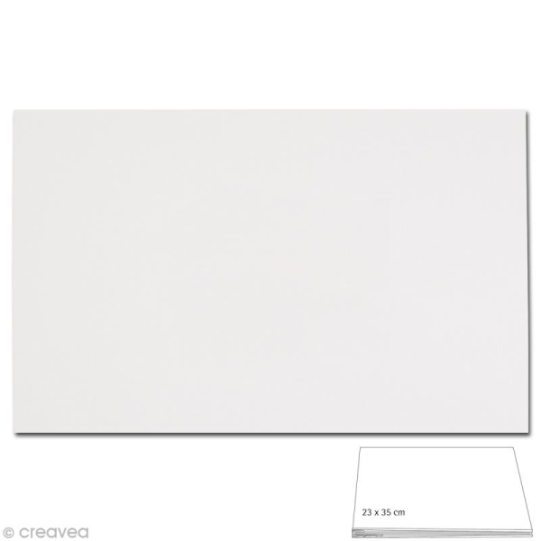 Album Blanc à vis pour scrapbooking 23 x 35 cm - - Photo n°1