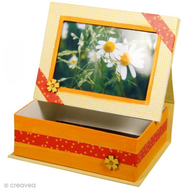 Washi Tape Fleurs Orange et Jaune 15 mm x 15 m - Photo n°3