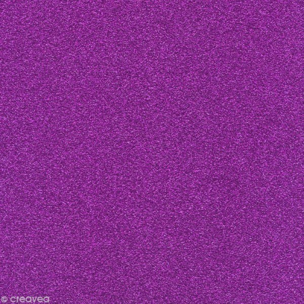 Papier Paillettes Purple Velvet Scrapbooking 30,5 x 30,5 cm - Photo n°1