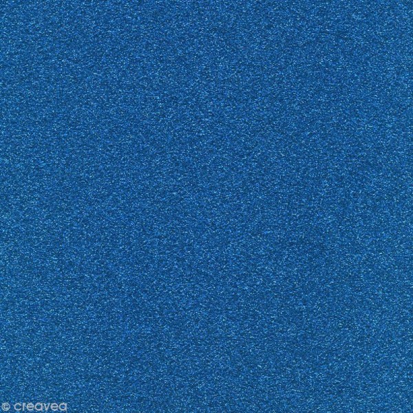 Papier Paillettes Bleu Azur Scrapbooking 30,5 x 30,5 cm - Photo n°1