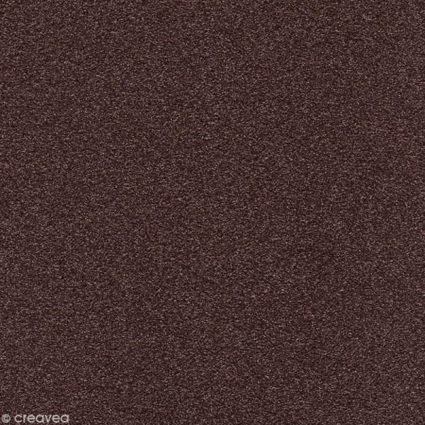Papier Paillettes brun foncé Scrapbooking 30,5 x 30,5 cm - Photo n°1