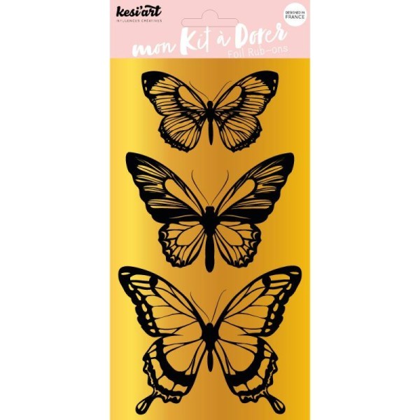 Foil – Kit à dorer - Papillons - Butterflies - Kesi'Art - Photo n°1