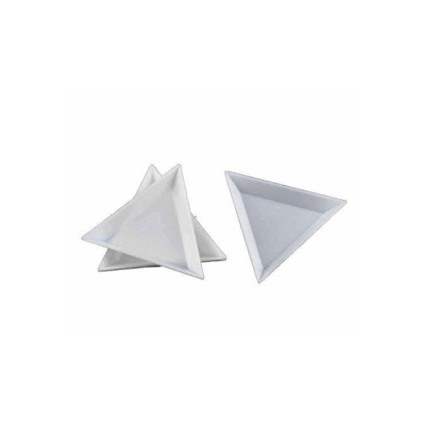 Coupelles triangulaires par 2 pour , 
