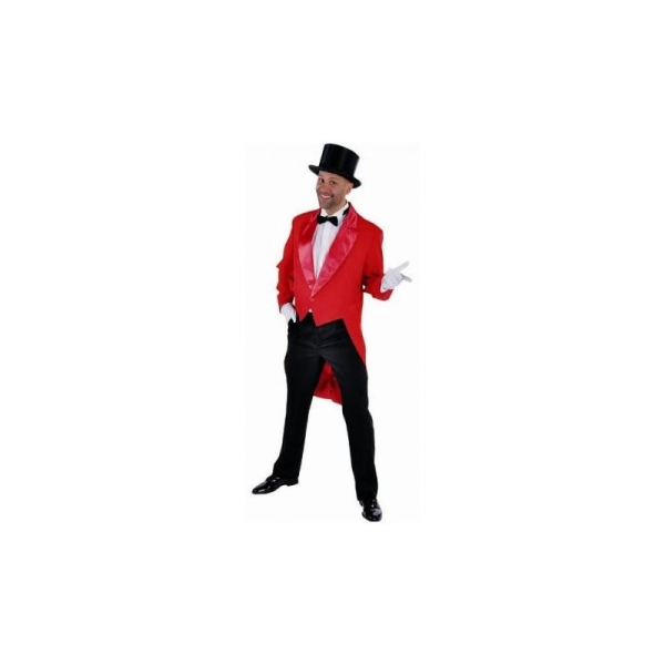 Costume Queue de Pie Cabaret Rouge Deluxe Homme_ Taille L - Photo n°2