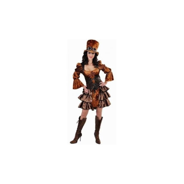 Déguisement Steampunk femme luxe_ Taille S - Photo n°1