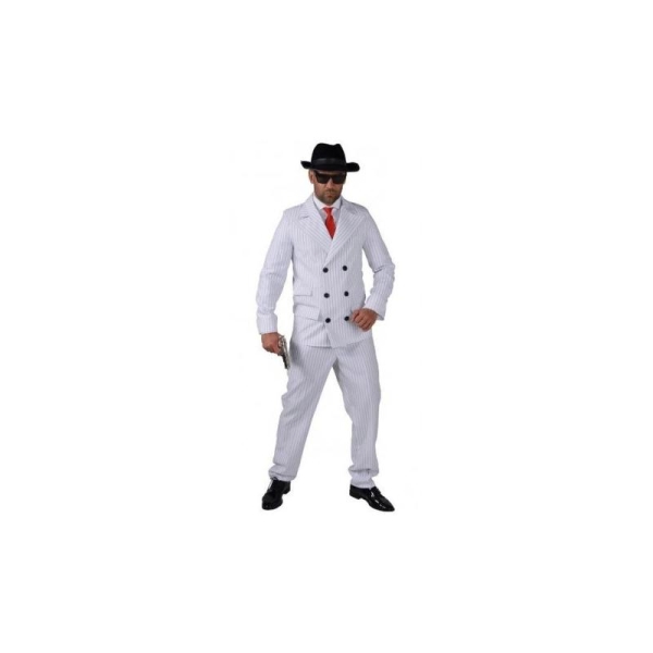 Déguisement gangster blanc homme années 20-30 luxe_ Taille L - Costumes  homme - Creavea