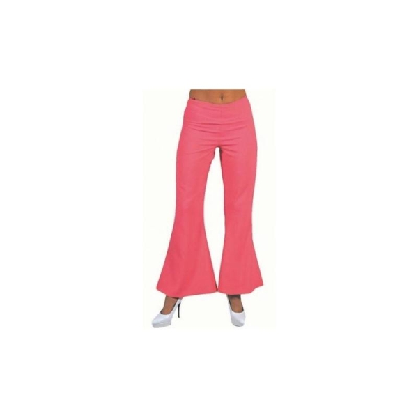 Déguisement pantalon hippie rose femme luxe_ Taille XL - Photo n°1