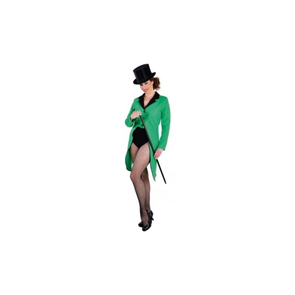 Déguisement queue de pie verte femme luxe_ Taille 40 - Photo n°1