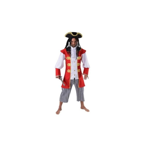 Déguisement capitaine crochet homme pirate luxe_ Taille S - Photo n°1
