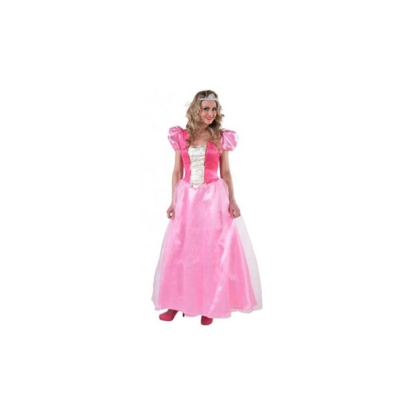 Déguisement princesse rose femme luxe_ Taille M - Photo n°1