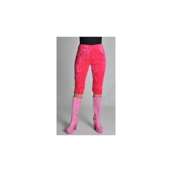 Déguisement Legging court rose femme luxe Grande taille_ Taille XL - Photo n°1