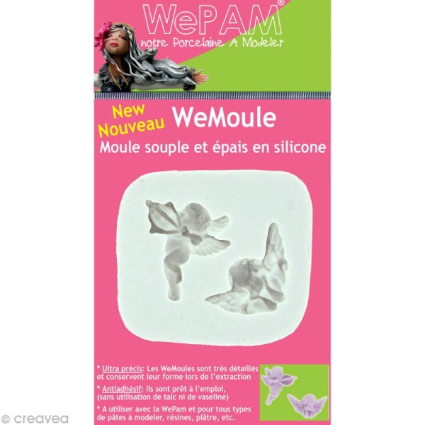 Moule silicone WePAM Ange et Cupidon - Photo n°1