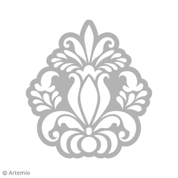 Die Artemio Fleur baroque - 5,5 x 6 cm - 1 matrice de découpe - Photo n°2