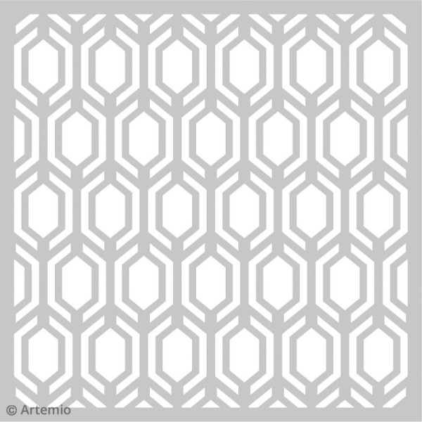 Die Artemio Fond hexagonal - 15 x 15 cm - 1 matrice de découpe - Photo n°2