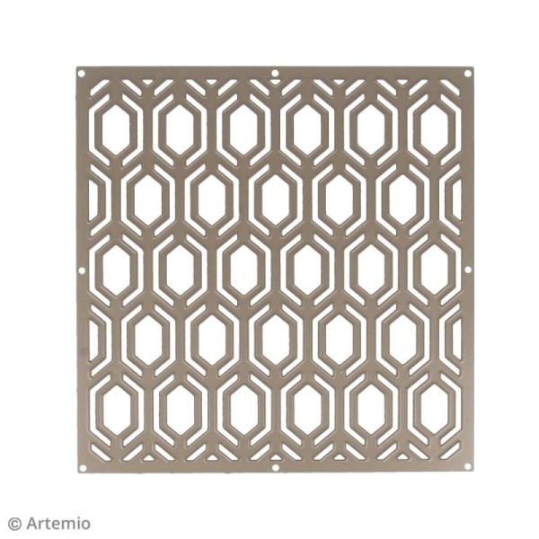 Die Artemio Fond hexagonal - 15 x 15 cm - 1 matrice de découpe - Photo n°3