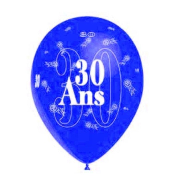 1 Ballon de baudruche 30 ans