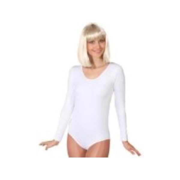 Body justaucorps blanc taille 10/12 ans 140/152 cm - Photo n°1