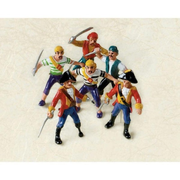6 Figurines de Pirate assortis - Photo n°1