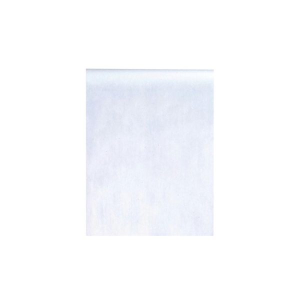 Chemin de table intissé uni couleur 10 M x 30 cm - 21 coloris COULEUR:Blanc - Photo n°1