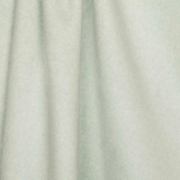 Tissu polaire uni ultra doux  100% coton biologique - Vert - Photo n°1