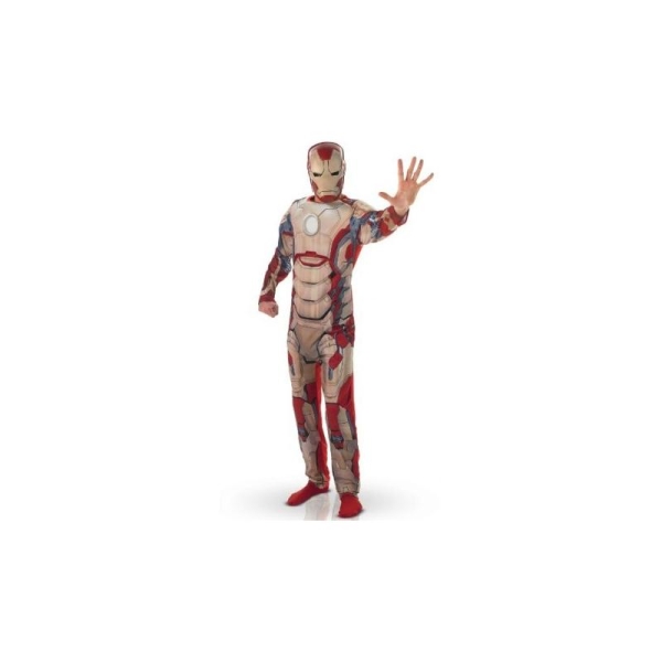 Déguisement Adulte Iron Man 3 Luxe Homme Taille:Unique - Photo n°1