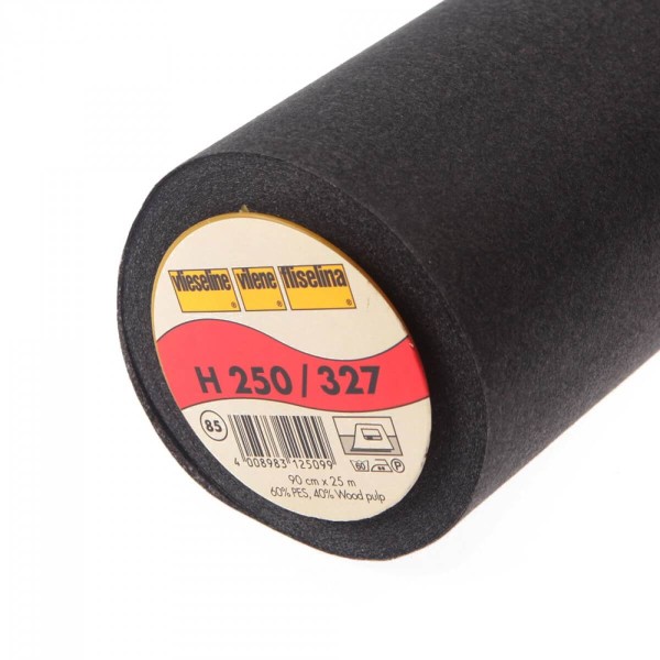 H250 Entoilage thermocollant Vlieseline pour tissu léger et moyen - Noir - Photo n°2