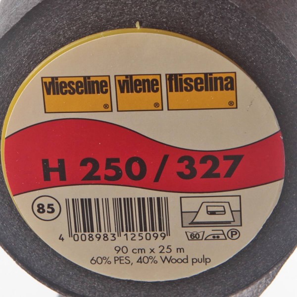 H250 Entoilage thermocollant Vlieseline pour tissu léger et moyen - Noir - Photo n°4