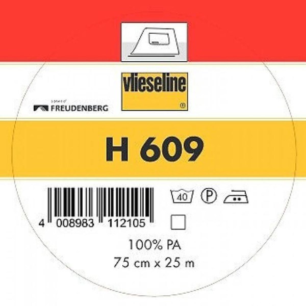 H609 Entoilage noir thermocollant pour tissu à mailles - Vlieseline® - Photo n°2