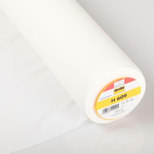 H609 Entoilage blanc thermocollant pour tissu à mailles - Vlieseline® - Photo n°1