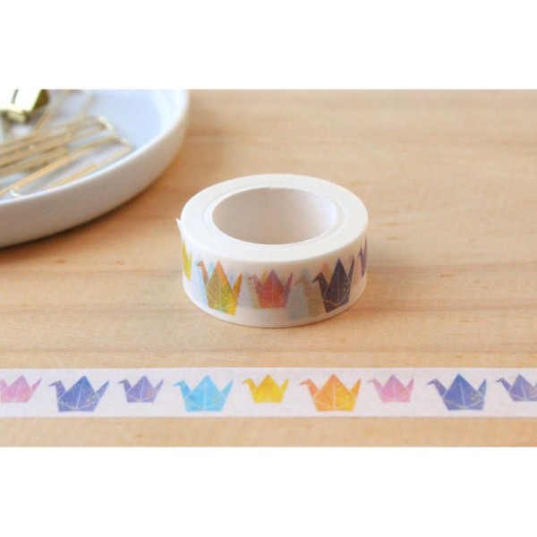 Masking tape Grue origami, Washi tape, Ruban adhésif, scrapbooking - Photo n°1