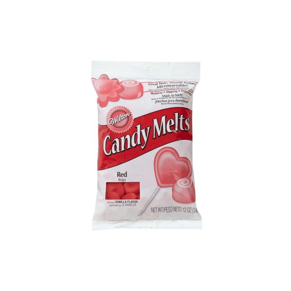 Pastilles d'enrobage Candy Melts rouges - Wilton - Photo n°1