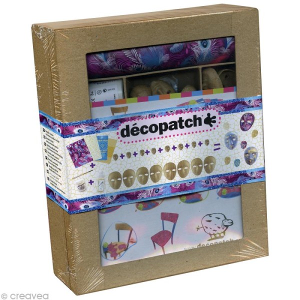 Kit Décopatch Mini masques - Photo n°1